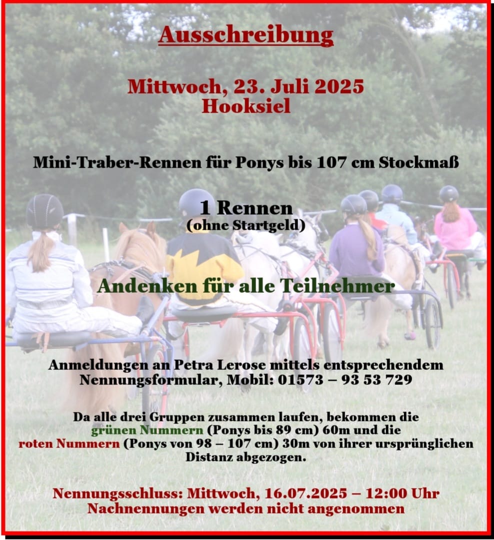2025 07 06 Ausschreibung Drensteinfurt